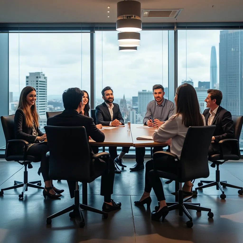 Equipo de FinArg Consultores en oficina principal